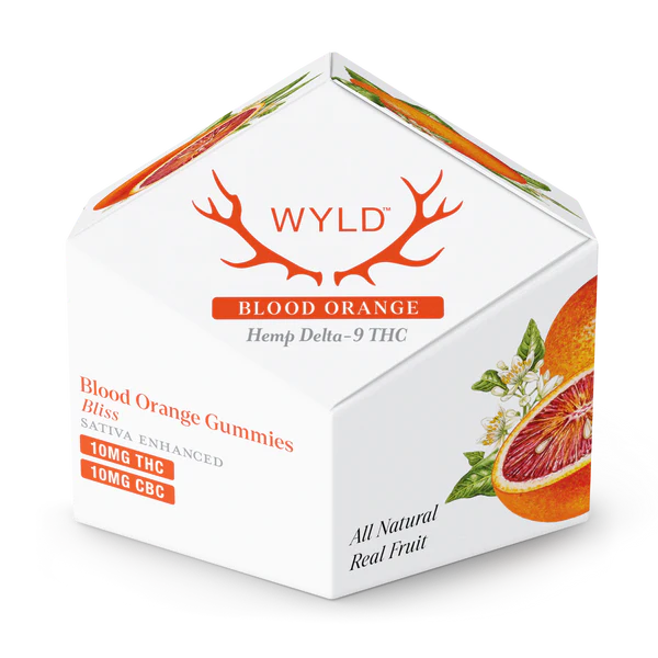 Wyld Blood Orange Gummies, 10mg - 'Bliss'