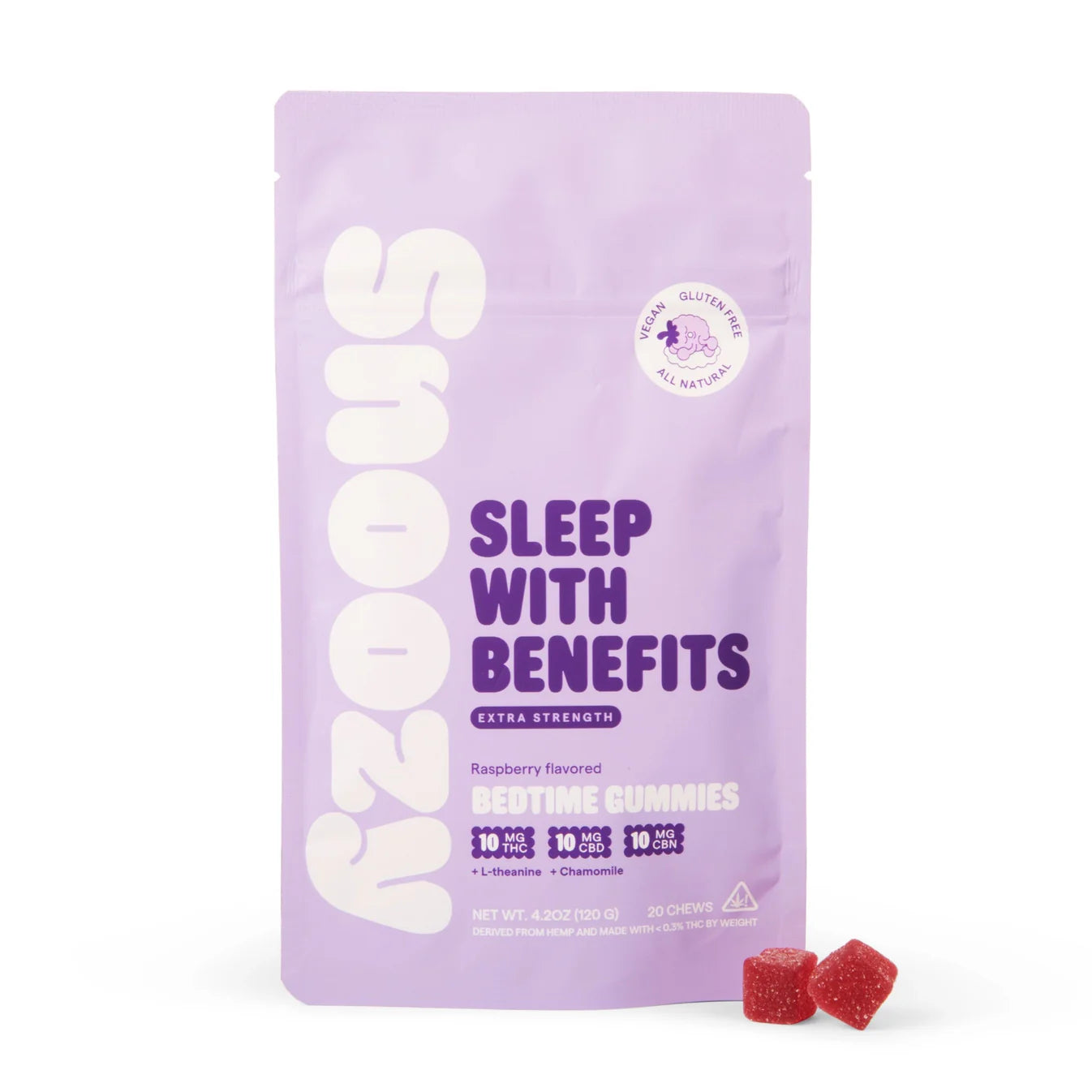 Snoozy Relief Gummies - "Sleep with Benefits" - 20 CT - HYPNOTIC HERB