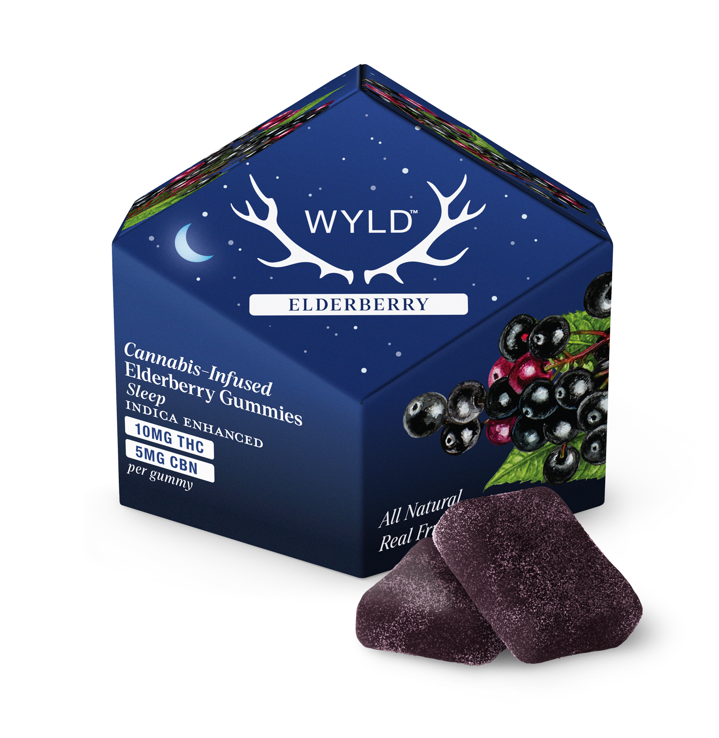 Wyld Elderberry Gummies, 10mg - 'Sleep'