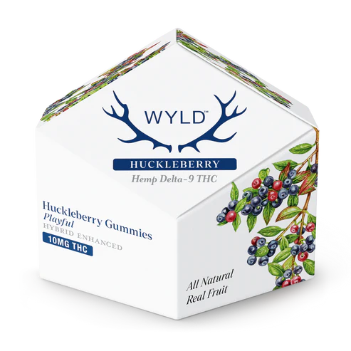 Wyld Huckleberry Gummies, 10mg - 'Playful'