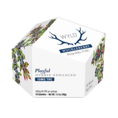 Wyld Huckleberry Gummies, 10mg - 'Playful'