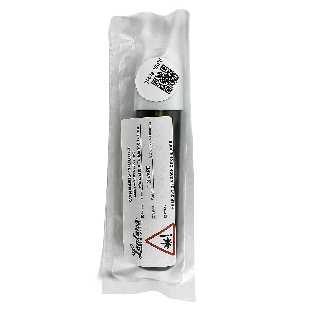 Lantana Hemp Haus Live Resin 1g Disposable Vape - Horchata Lantana Hemp Haus Live Resin 1g Disposable Vape - Horchata