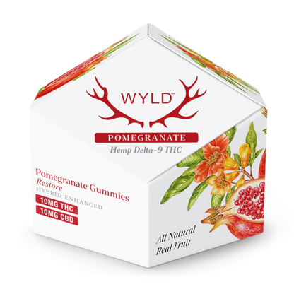 Wyld Pomegranate Gummies, 10mg - 'Restore'