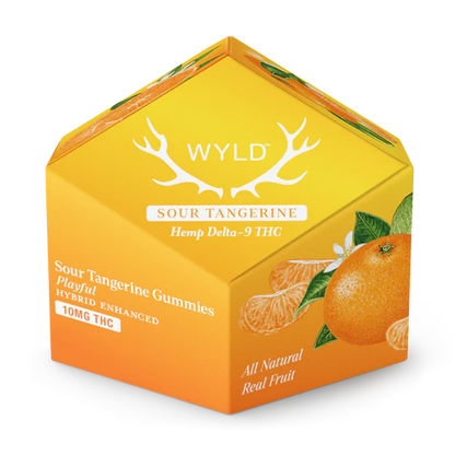 Wyld Sour Tangerine Gummies, 10mg - 'Playful'