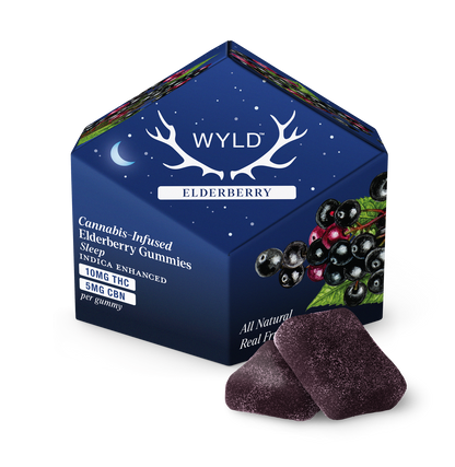 Wyld Elderberry Gummies, 10mg - 'Sleep'